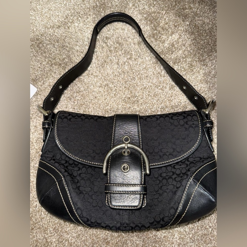Black coach soho purse